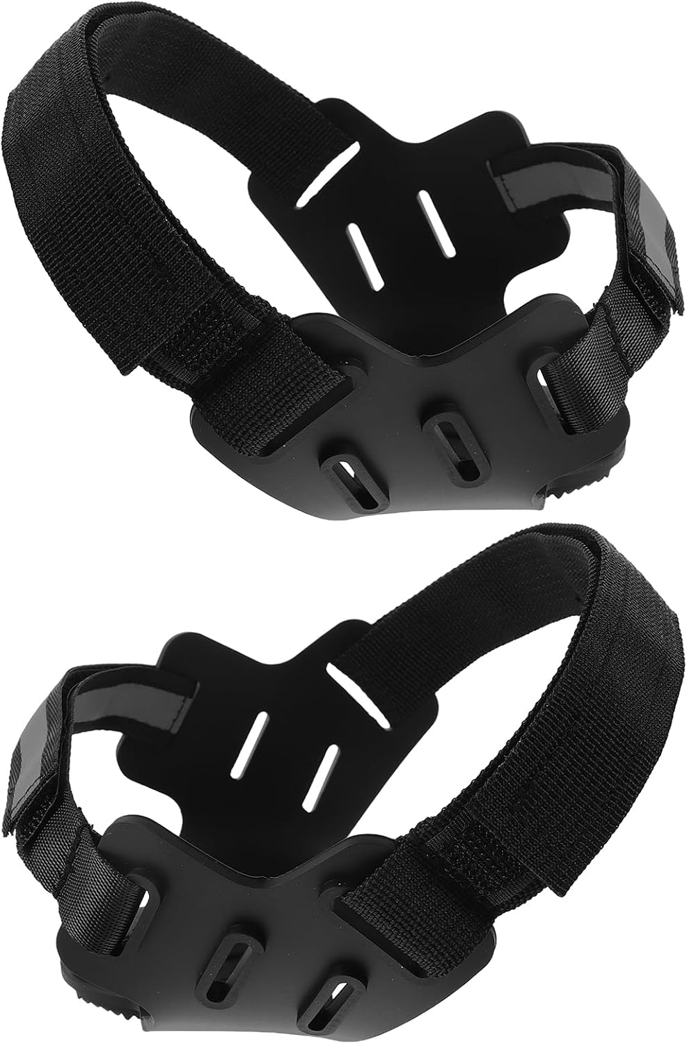 7 Ice Cleats for Shoes and Boots, Adjustable Straps Snow Grippers, Non-Slip Winter Boot Crampons for Hiking, Walking, Fishing, Men Women Youth