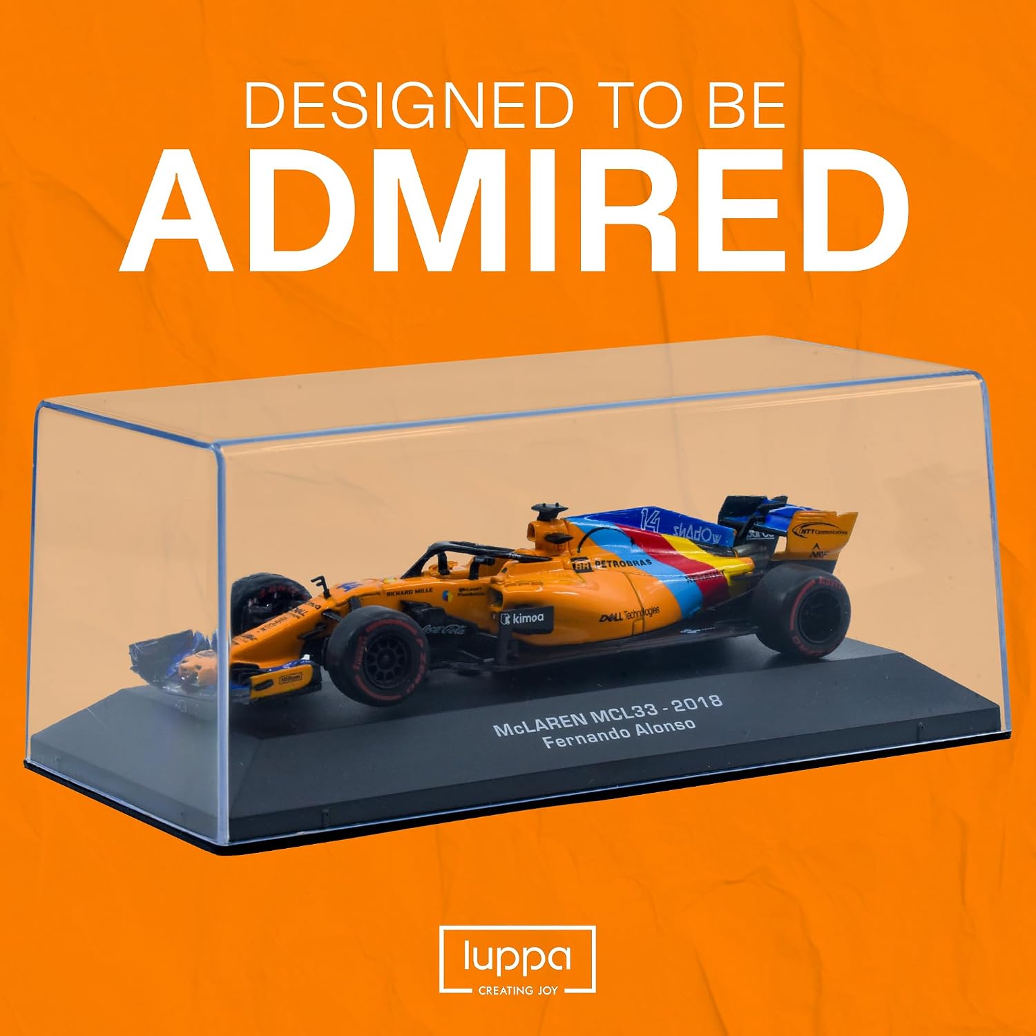 1:43 F1 Team MCL33-2018 Collection Formula 1 Race # Model Inspired by Fernando Alonso Diecast Collectible Model​