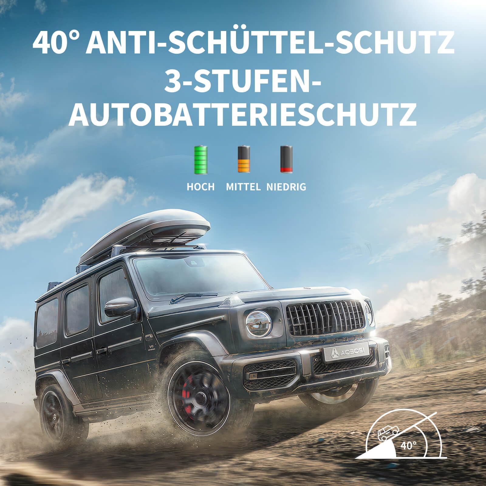 AAOBOSI 50L Kompressor Kühlbox, Dual Zone, Camping Kühlschrank mit APP | LED-Beleuchtung,12/24V und 100-240V, USB-Anschluss, -20°C bis 20°C,Kühlbox Kompressor für Auto, LKW, Boot, Camping und Reisen