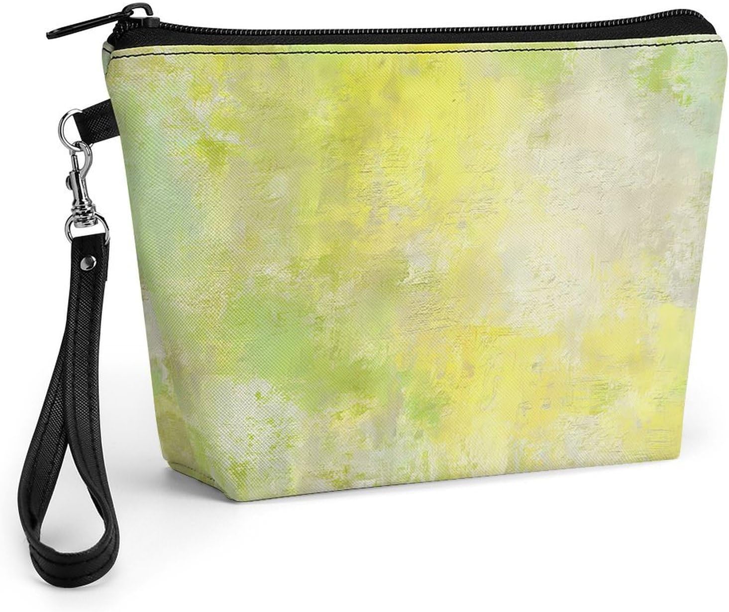 Pistachio Green Portable Makeup Bag Cosmetic Toiletry Bag Handbag with Removable Handle