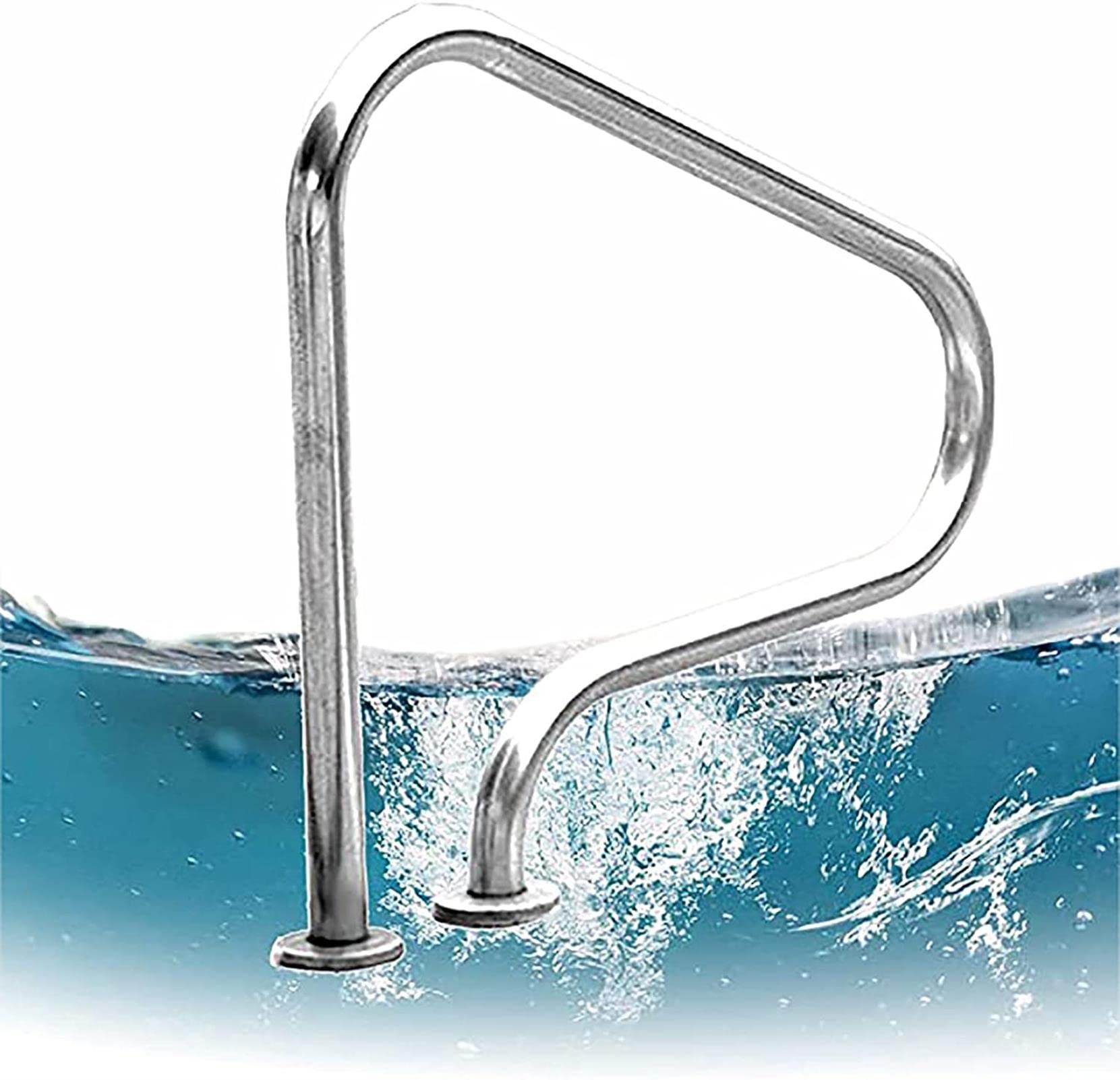 Garde-corps de piscine anti-glissade en acier 1,5 mm pour sécuriser les dalles humides