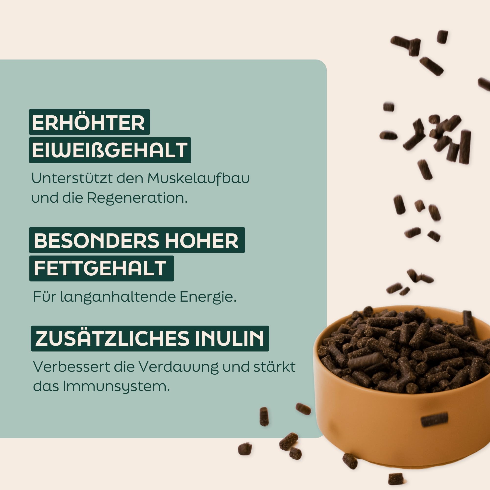 High Energy 36kg kaltgepresstes Hundefutter | Energiereiches Trockenfutter mit Rindfleisch, hoher Energieanteil, Sporthunde