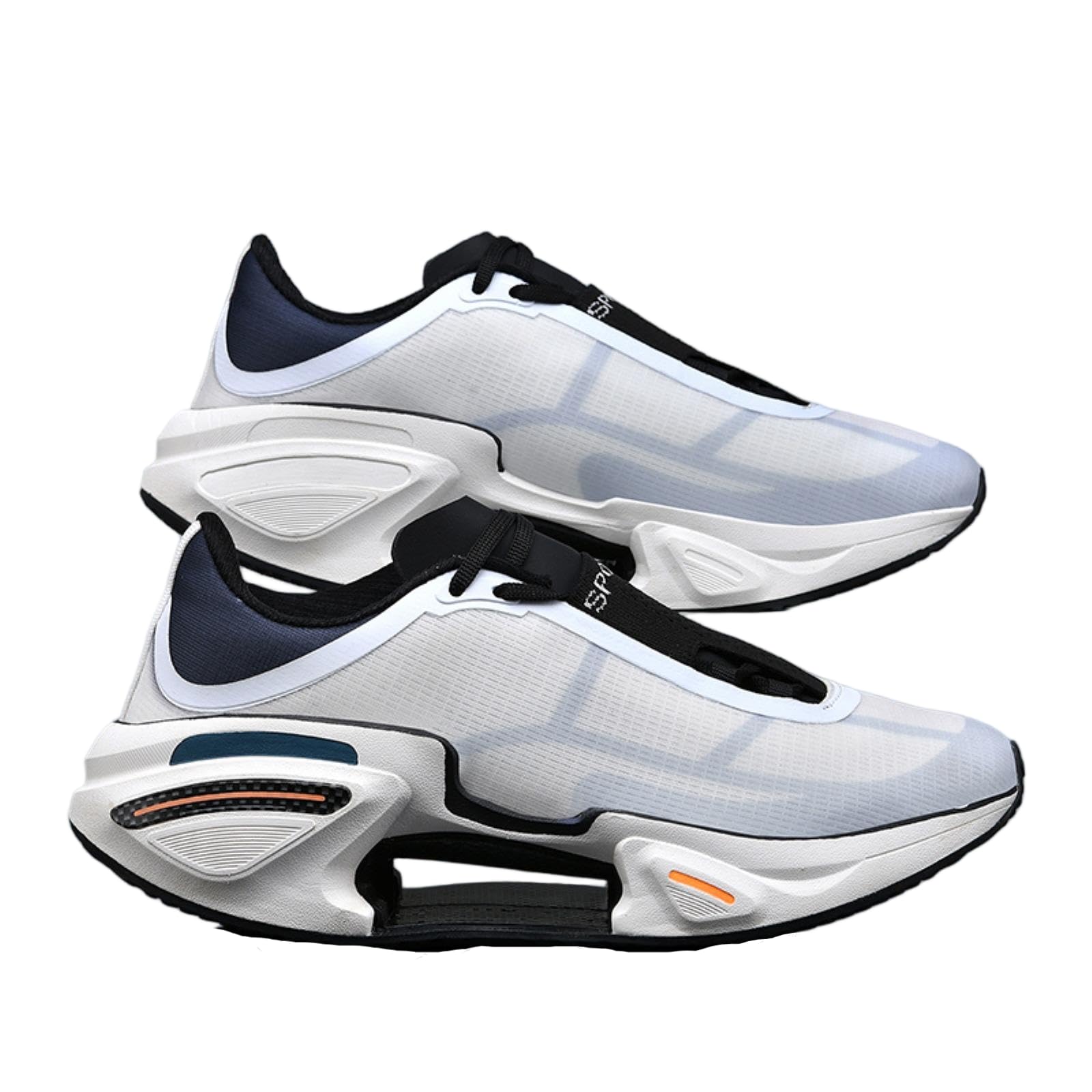 JCVBN Unisex-Laufschuhe mit Carbonplatte, atmungsaktive Rennschuhe für Jugendliche mit Dicker Sohle und Fußgewölbeunterstützung, leichte, dämpfende Sneaker mit Farbverlauf.