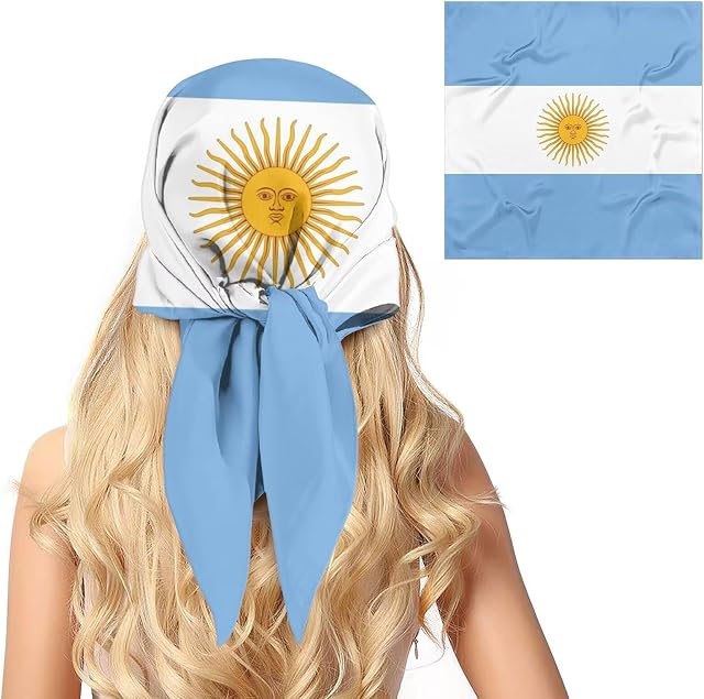 Head Scarf for Women Silk Like Satin Scarf Square Hair Wrap Bandana