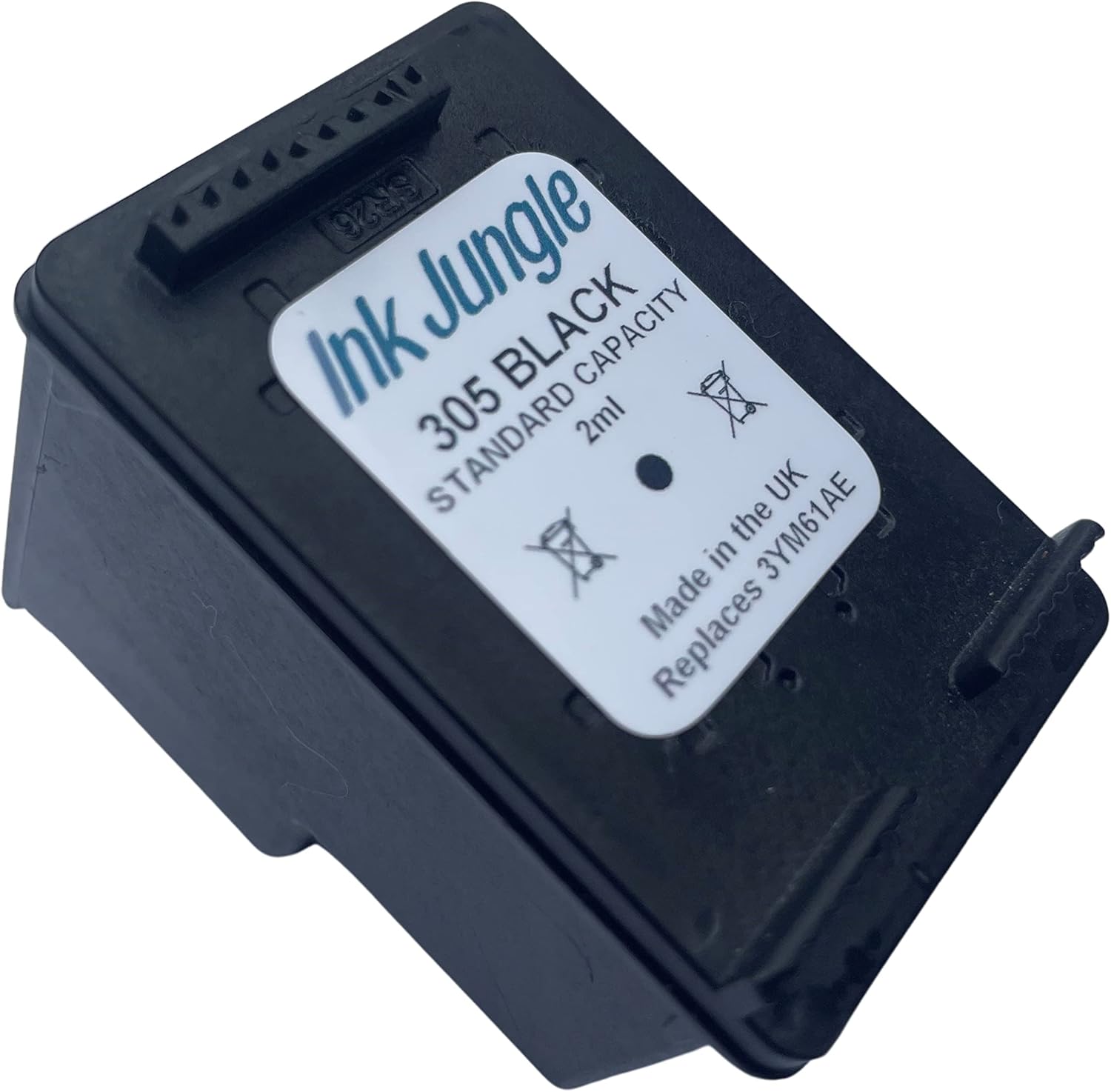 Ink Jungle 305 Black Ink Cartridge For HP ENVY 6010 6010e 6020 6020e