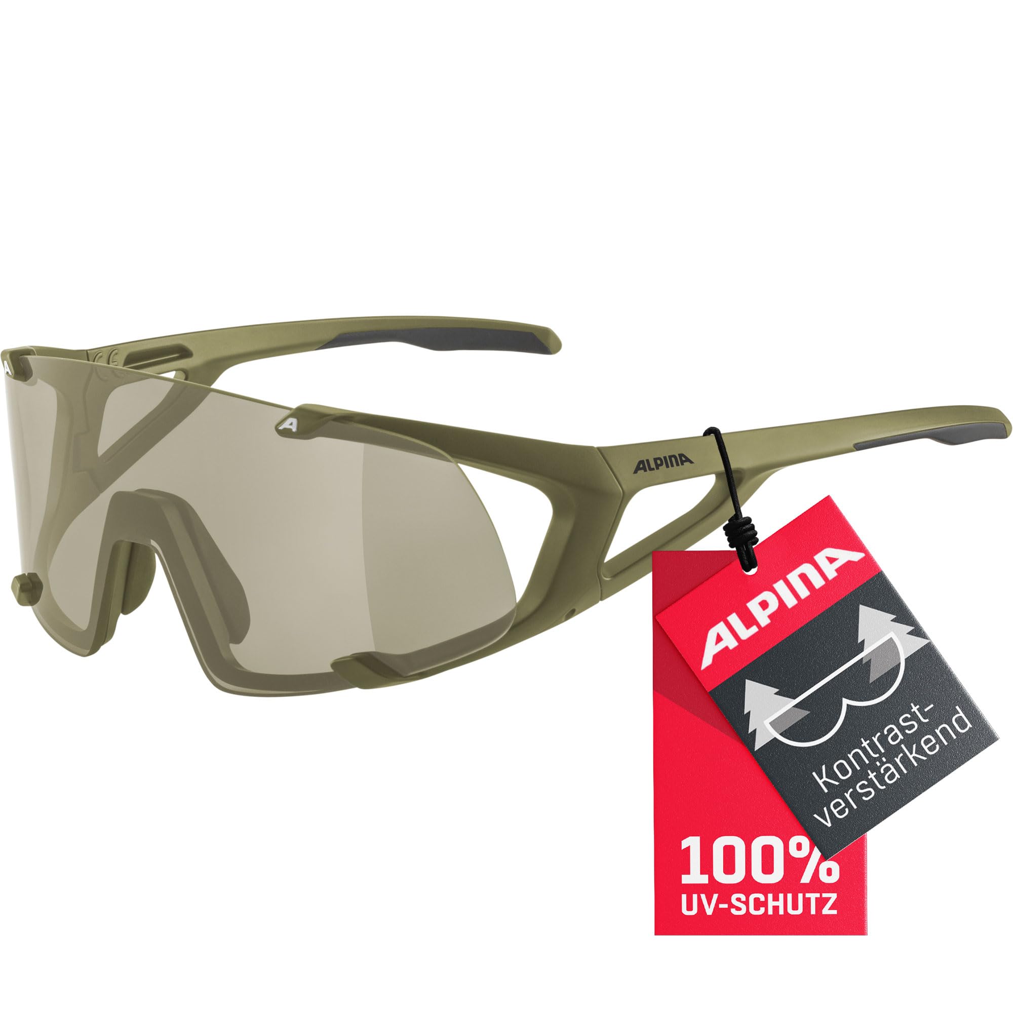 ALPINA Unisex Hawkeye Q-lite Sportbrille (1er Pack)