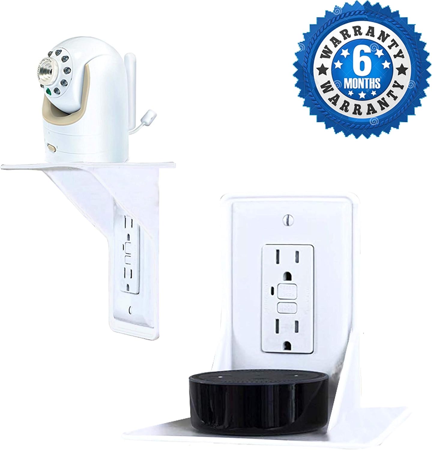 Wall Outlet Shelf, Power Perch, Space Saving, Perfect