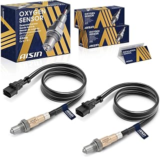 AFTERMARKET OXSAZ-00122 Set of 2 Upstream Oxygen (O2) Sensor - Compatible with Volkswagen Jetta, Passat, Golf, Beetle, Mercedes-Benz C230, BMW 545i, 745i, 760i, 745Li, 760Li, Porsche Cayenne