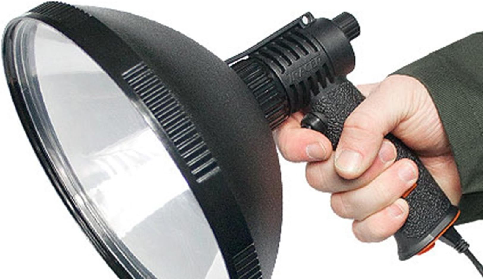 Tracer Lighting - 210 Variable Power Sport Light - TR2100 - Spot Light - Beam or Flood - 100W bulb - Tactical Lights - 800 Meter Beam - Flashlights