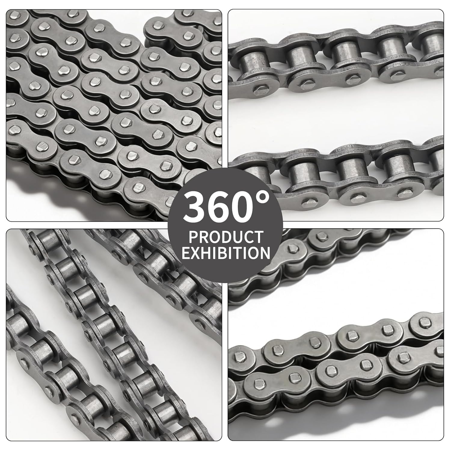 JERBOR OEM Drive Chain for Tuttio Soleil01 Electric Drit Bike, Original High Strength Steel Good Power Anti-Rust Durable Racing Chains for Tutto Tutti Electric Motorcycle Parts