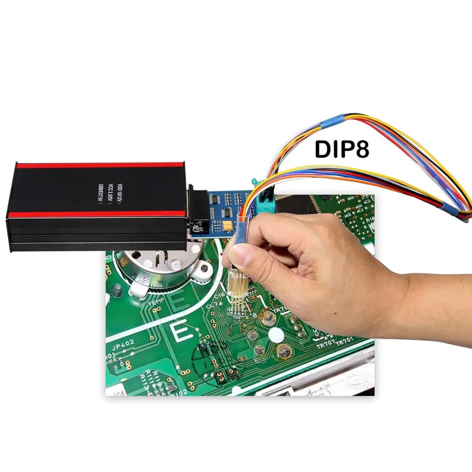 Outil de Reprogrammation Professionnel à Vitesse Rapide Équipement de Diagnostic Comprenant des Systèmes de Gestion Thermique Pour Réparation Automobile Programmeur Anti-choc