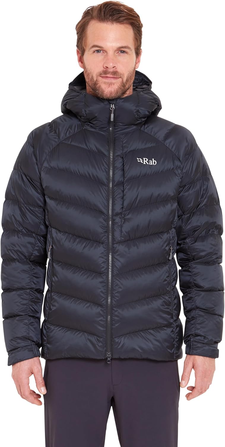 Rab Men's Glaceon Pro Down Jacket - Lightweight Down Coat for Hiking, Climbing, & Mountaineering