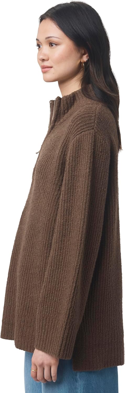 Splendid Women's Splendid X @Cellajaneblog Quarter Zip Sweater