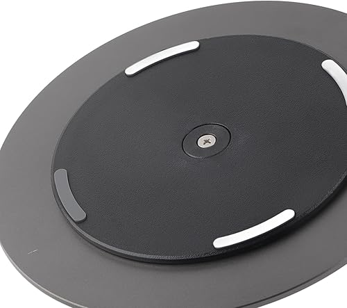 Miniatura 3 de Base giratoria de aluminio para monitor de rotación de 360, soporte giratorio de 360, base de plataforma giratoria para monitor, computadora,