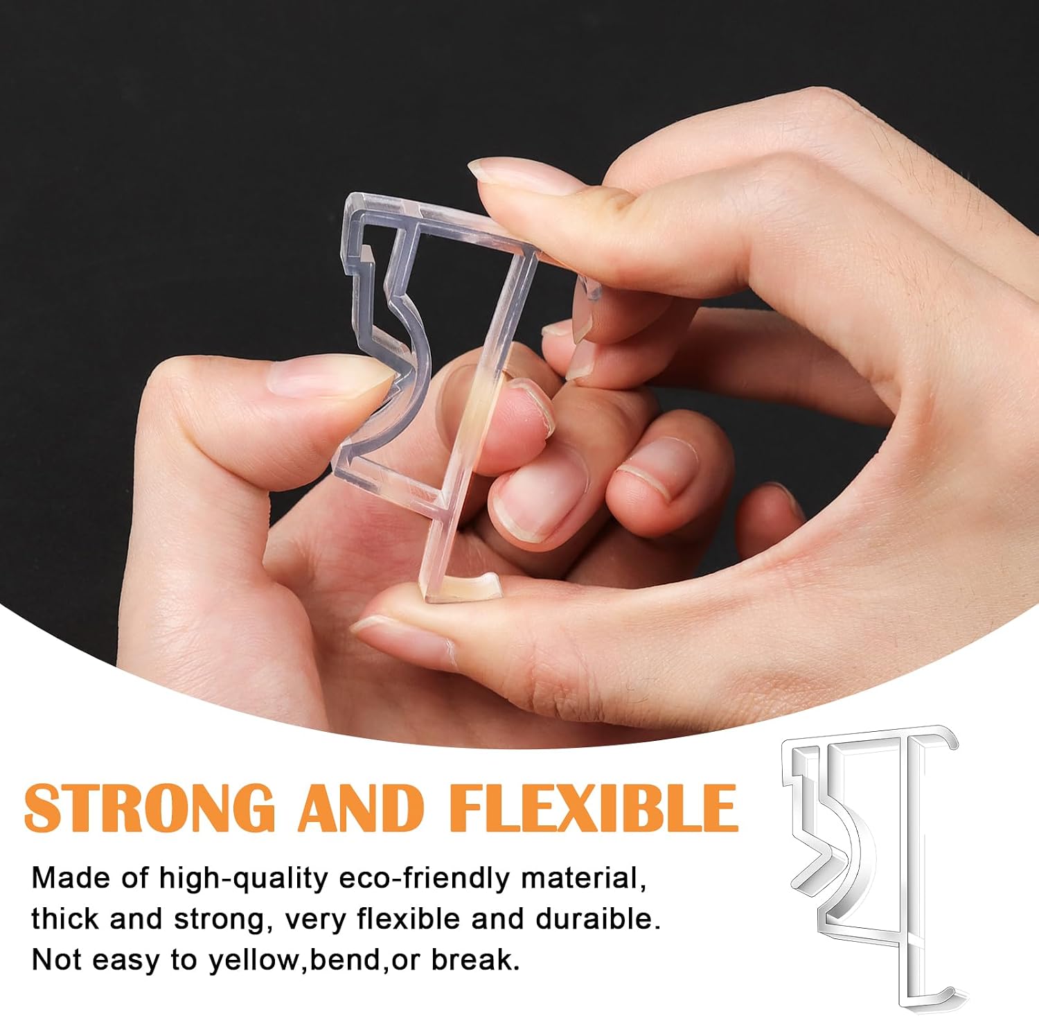 12pcs Valance Clips for Levolor Blinds,2 Inch Clear Blind Clips Plastic Hidden Blinds Replacement Parts