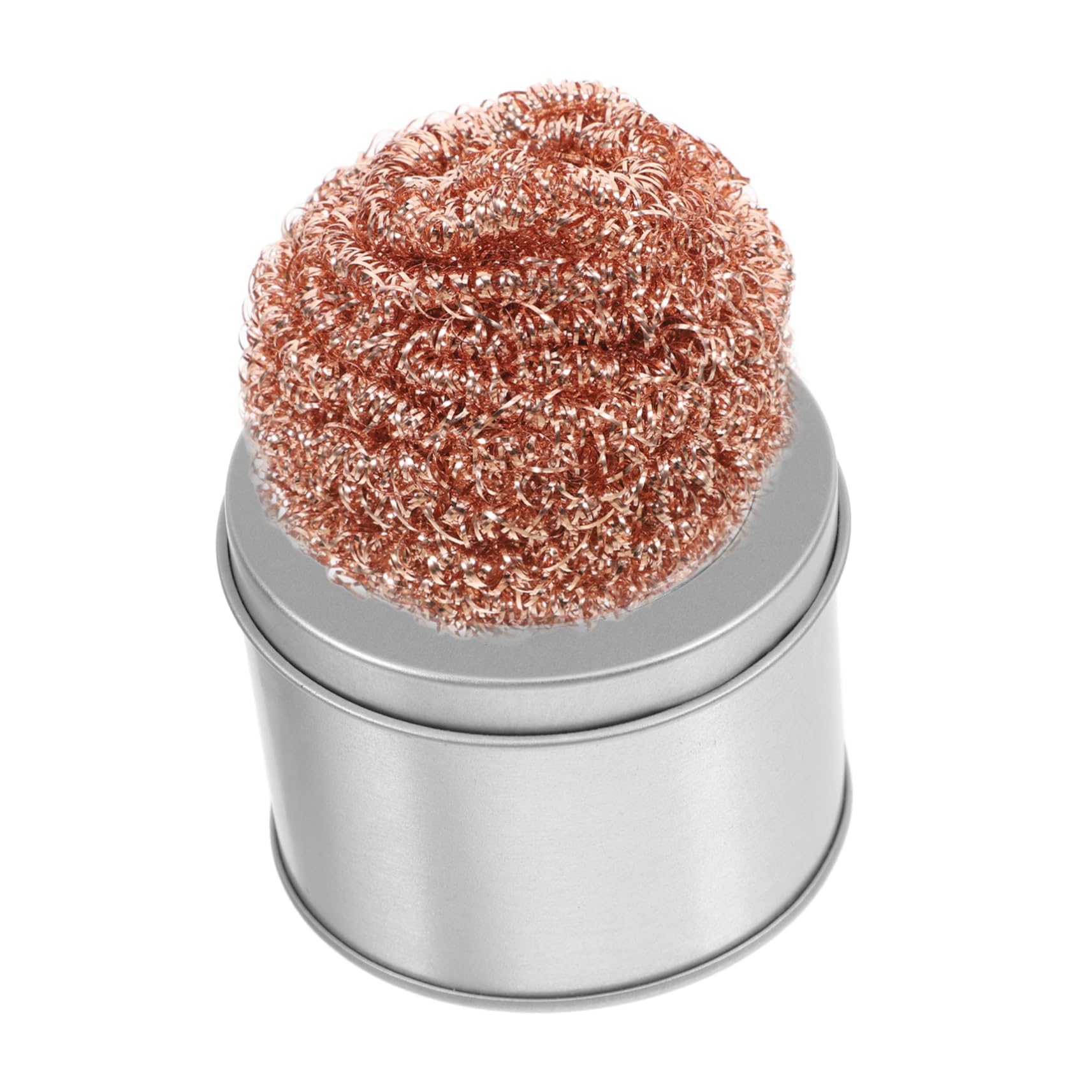 MUSISALY 1 Set Soldering Tip Soldering Iron Tip Refreshing Kit with Brass Wire Ball Sponge Compact Tool for Electronics Repair and DIY Projects Portable