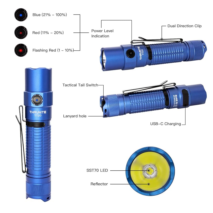 Amazon.co.jp: ThruNite（スルーナイト）TT20 SST70 LED 強力
