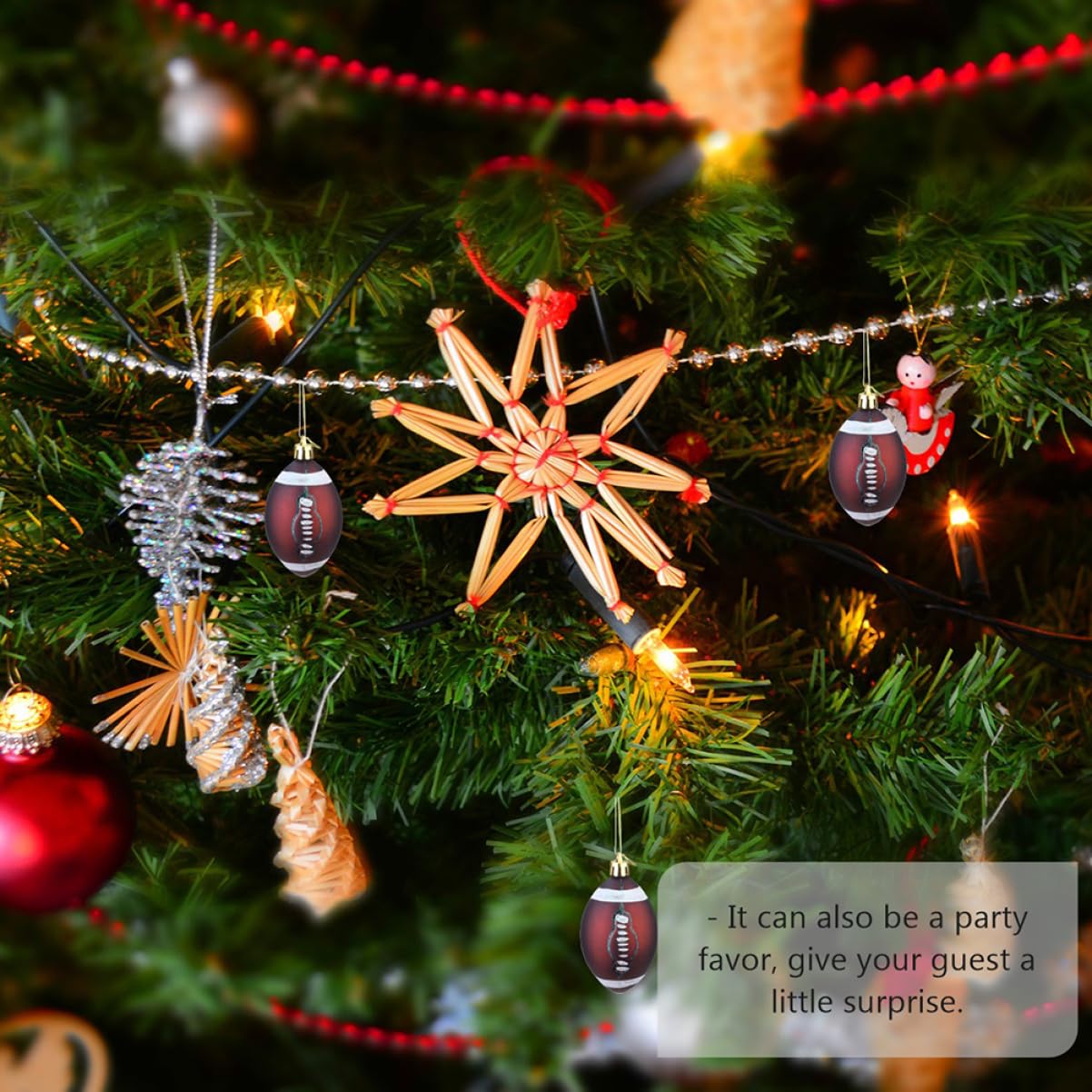 Abaodam 3ensembles Boules De Noël Suspendues Design Sportif pour Décoration De Sapin De Noël Et Fête