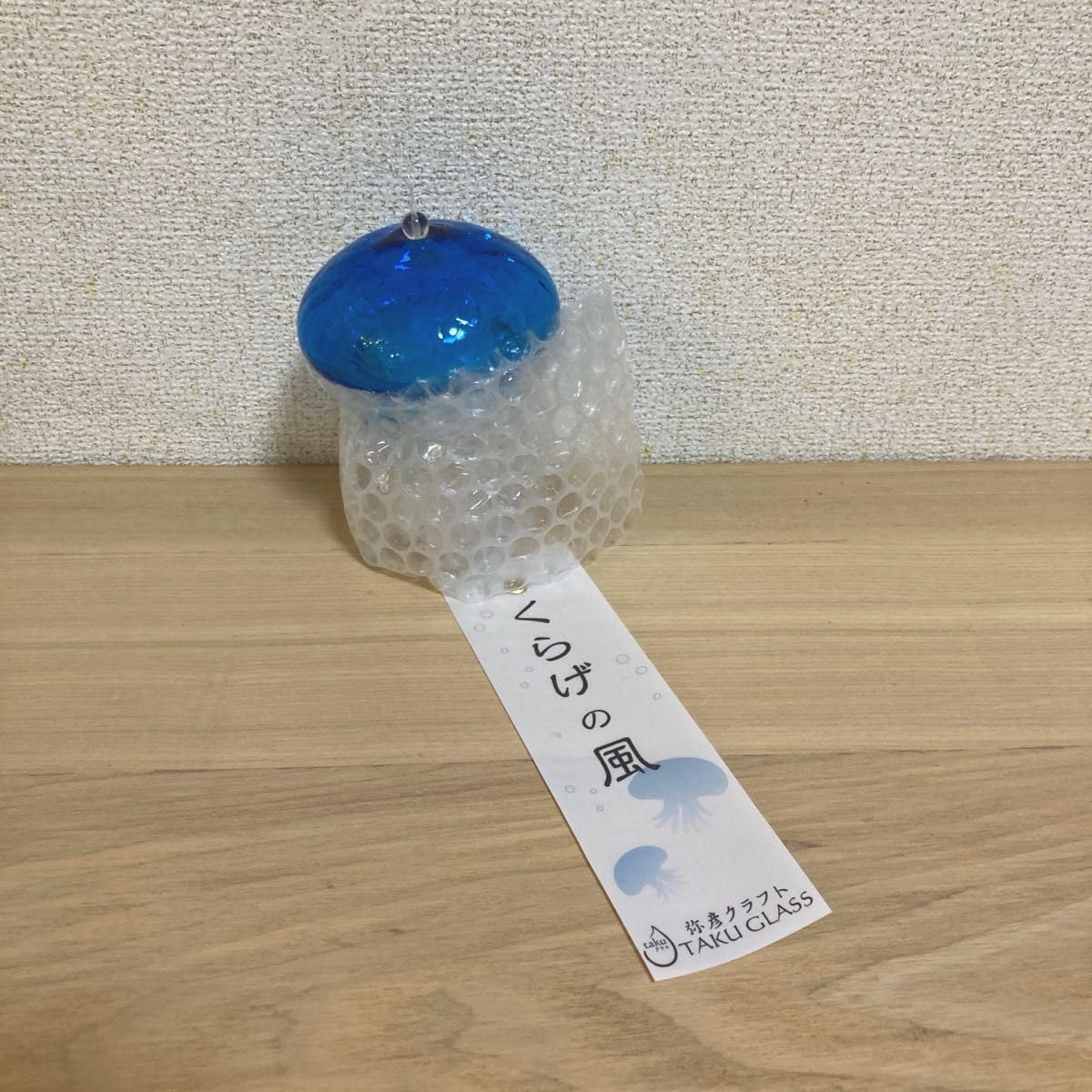 クラゲ風鈴　風鈴　タクグラス　カラフル　プレゼント　京都水族館 クラゲ風鈴風鈴タクグラスカラフルプレゼント京都水族館クリア