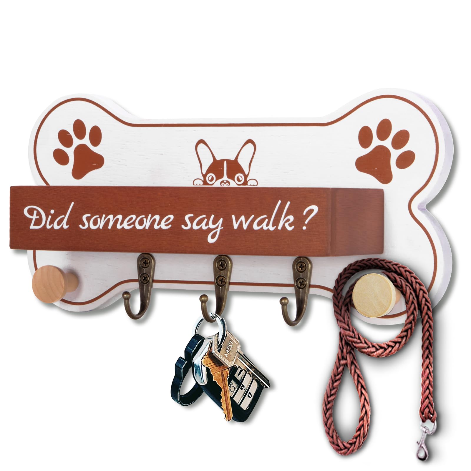 Amazon.com: LAOKETON Dog Leash Hangers for Wall - Bone Shape Stuff