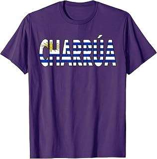 Diseño Artístico Uruguay Con Bandera Uruguaya Remera Charrúa T-Shirt