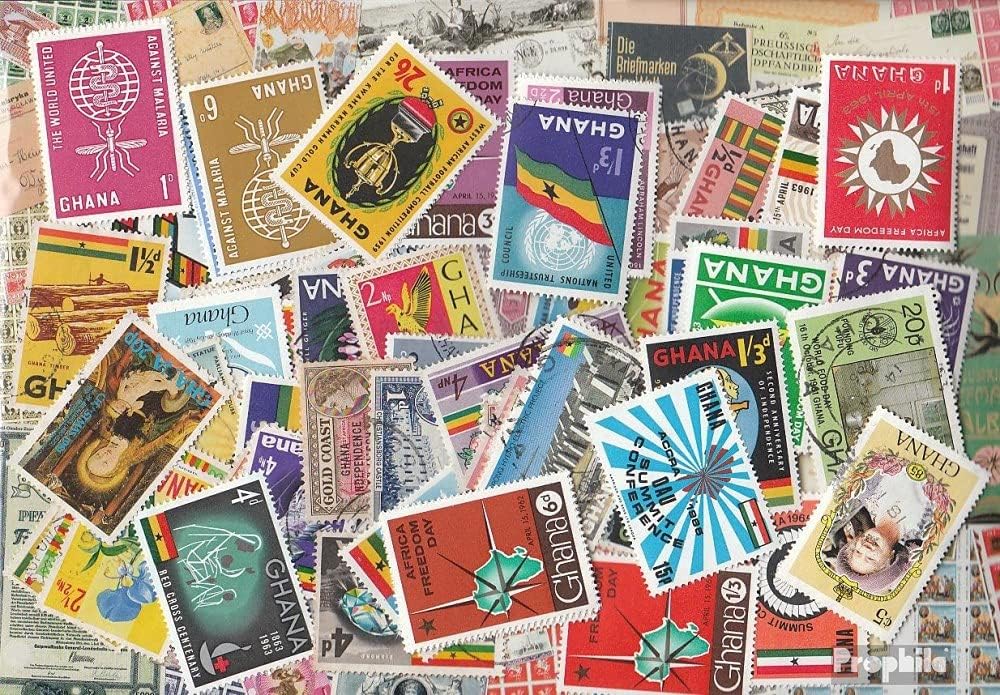 Ghana 300 Various Stamps Ghana/Goldküste (Stamps for Collectors)