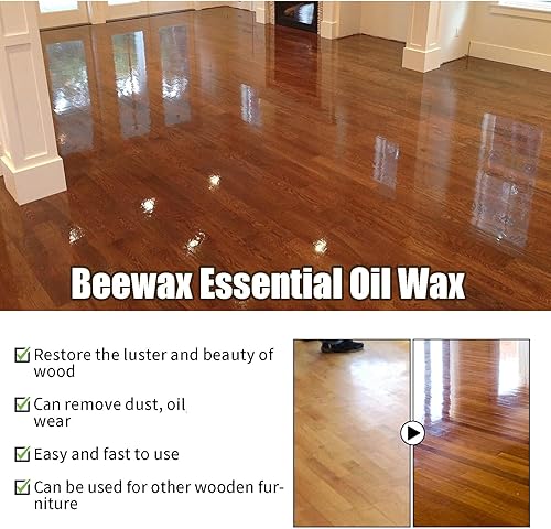 Miniatura 5 de Spray de cera de abeja micromolecularizada natural, cera de abejas, esmalte de muebles de cera de abejas, esmalte y limpiador de muebles de cera de