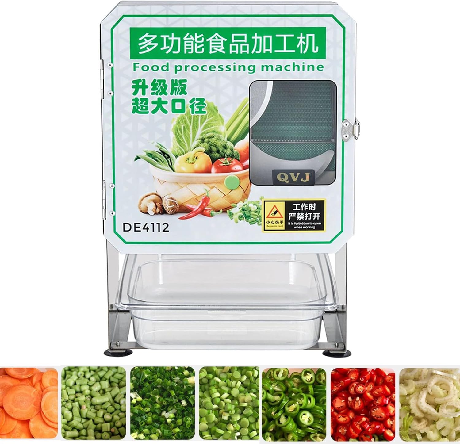 Electric Vegetable Cutter Commercial Automatic Green Onion Celery Chopping Minced Machine Carrot Multifunctional Slicer