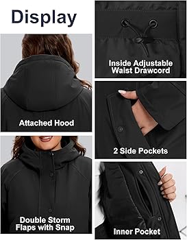 WINDMILL Womens Plus Size Softshell Jacket, Warm Windbreaker Coat