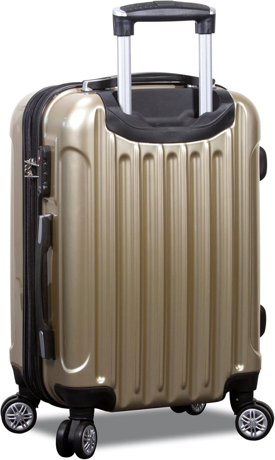 Review Dejuno Titan Jumbo Hardside 3PC Spinner Luggage Set with TSA