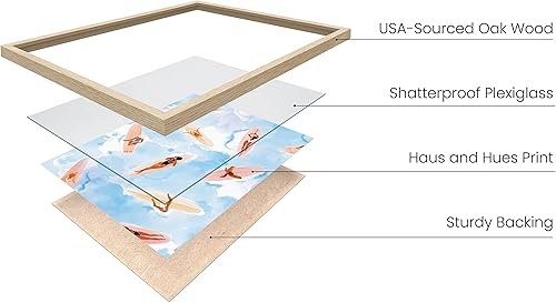 Vista 107 de HAUS AND HUES Evil Eye Decor - Navy Blue Wall Art, Evil Eye Wall Decor, Mykonos Artwork, Evil Eyes Print, Big Eyes Painting Print, Evil Eye Poster