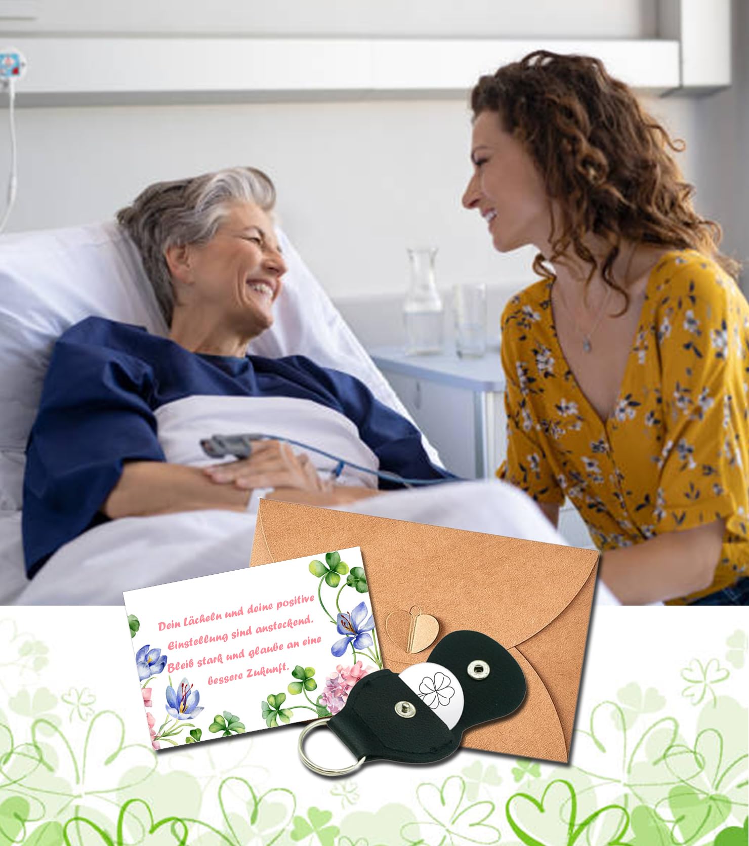 Du Schaffst Das Glücksbringer - Inspirierendes Geschenk Rund Glücksmünze - Gute Besserung Geschenke für Krebspatienten, Aufmunterung Geschenke für Familie und Freunde