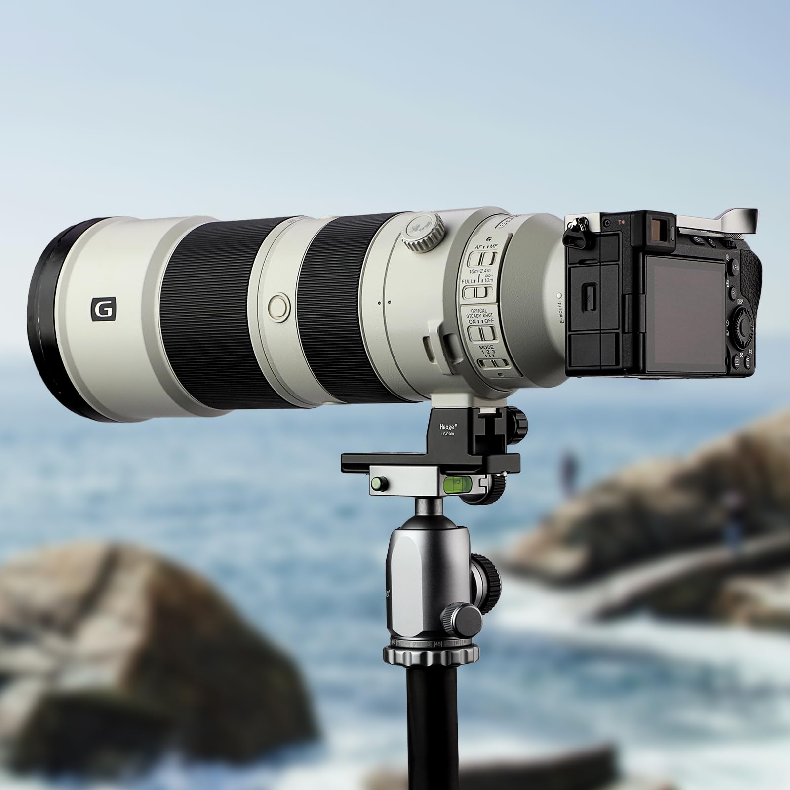 Haoge LF-E260 Pied de rechange pour Sony FE 200-600 mm F5.6-6.3 G OSS SEL200600G