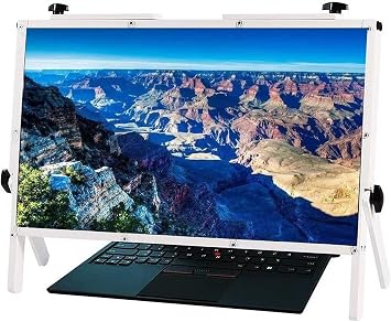 Laptop Screen Magnifier Desktop Screen Magnifying Glass, 22 Inch Convenient Folding Projection Display