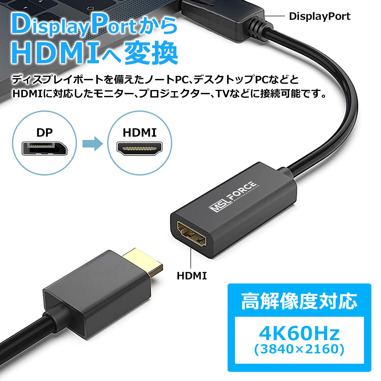 Amazon.co.jp: 日本の中小企業 MSL FORCE 変換アダプター 音声対応