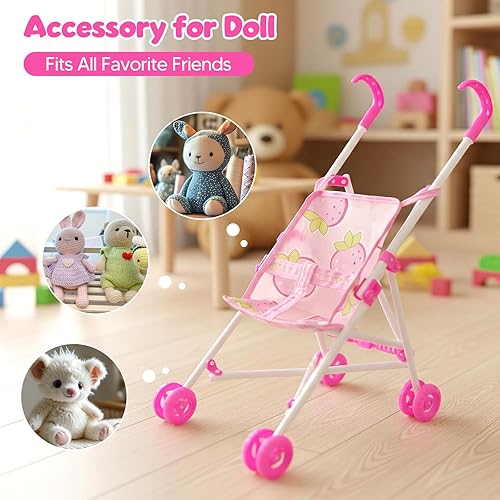 Miniatura 2 de Muñeca con ruedas giratorias de doble fila, juguete de juguete, juego de rol, recuerdos de fiesta para edades de 3 años