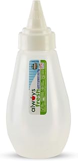 COMPAC HOME Dressing Dispenser - White - Food Storage, Portion Control, Dishwasher Safe, Microwave Safe