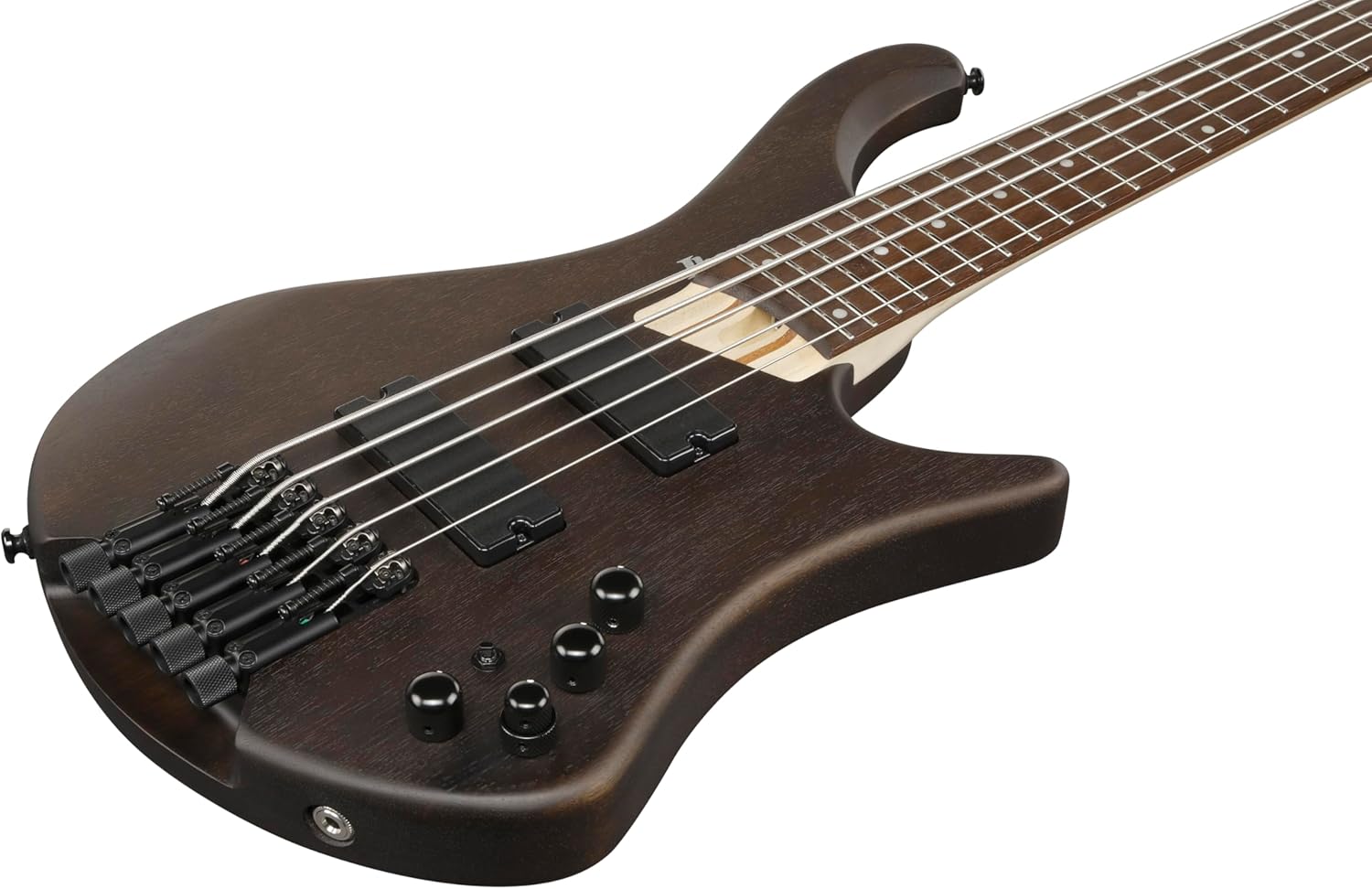Ibanez Bass Workshop EHB605 5-string Electric Bass Guitar - Walnut Flat