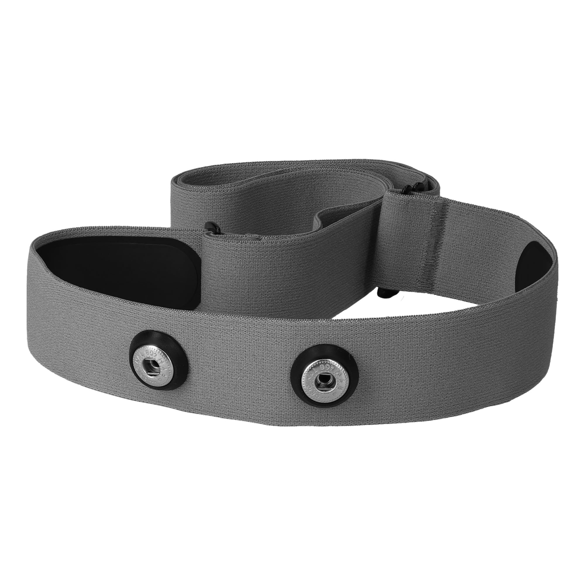kwmobile Chest strap for Garmin HRM/Polar H1 H10 H9 H7 / Wahoo - Heart Rate Monitor Replacement Pulse Belt - Nylon Grey