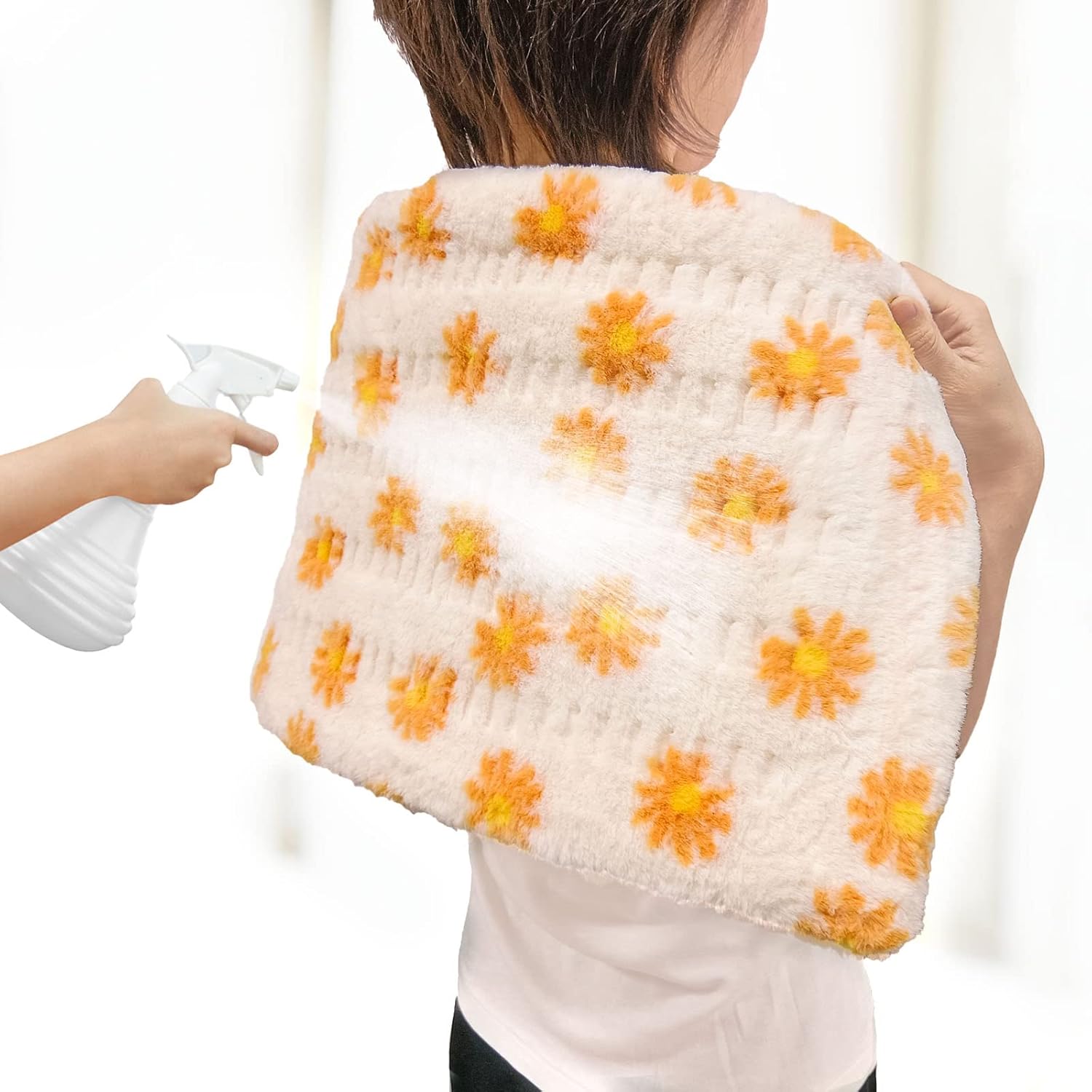 Electric Heating Pad for Back Pain Relief, 12 x 24Inch Ultra Soft Heat Pad - 12 Heat Levels, 8 Timers with Countdown, Machine Washable, Moist & Dry Therapy - FH01