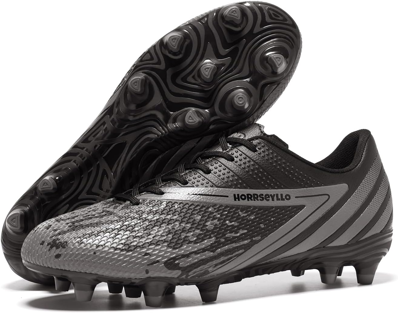 Soccer Cleats for Men and Women Professional Football Training Shoes Outdoor Durable Firm Ground Lightweight Adult Rugby Boots