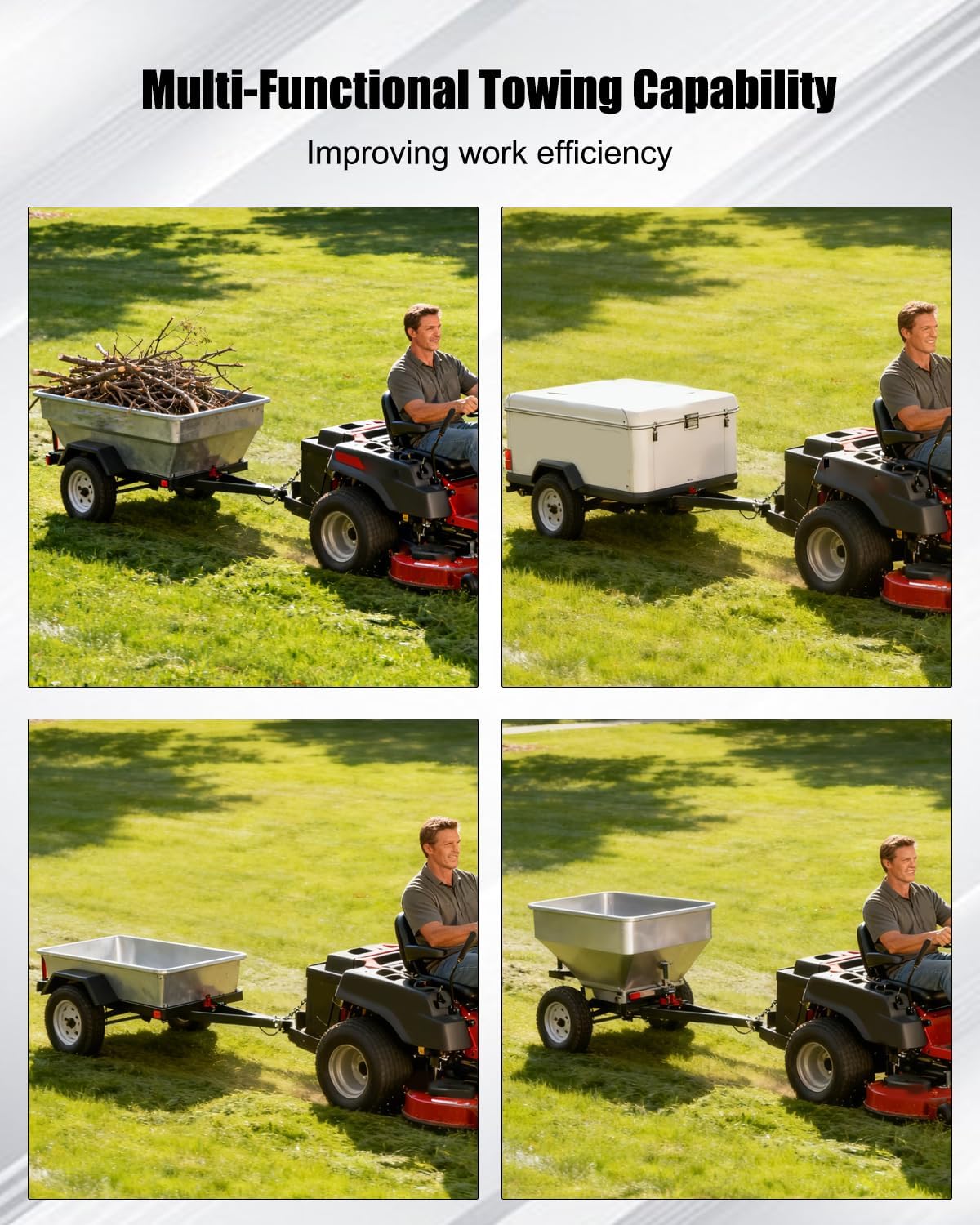 Trailer Hitch Kit with Safety Pin Fit for Toro Timecutter ZTR Z & Lawn Boy Precision Z ZTR Series Lawnmower Trailer 2007 2008 2009 2010 Replace 79318 74360 74363 74365 74366