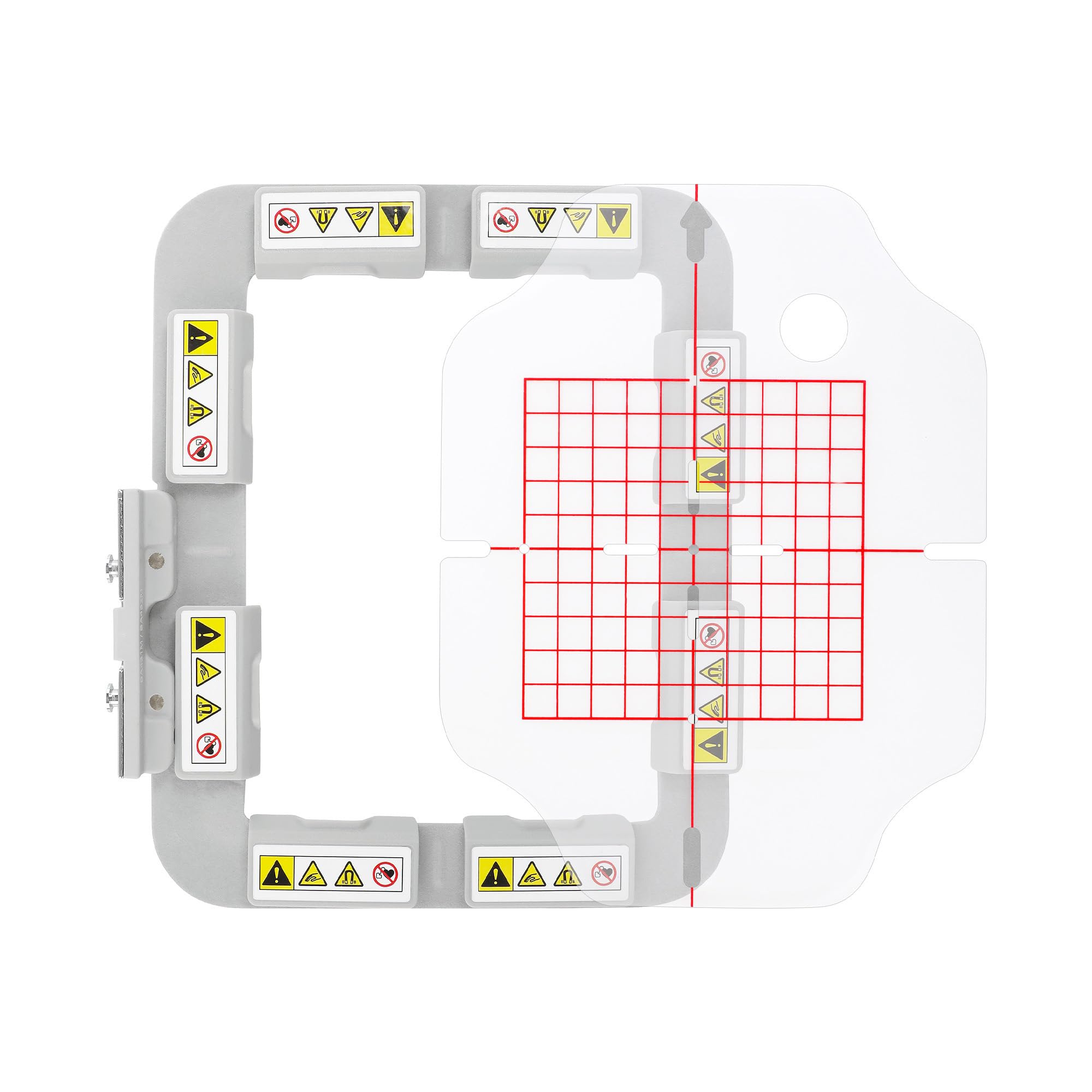 Sew Tech Magnetischer Stickrahmen aus Metall für Poolin EOC05 Stickmaschine, 10,2 x 10,2 cm