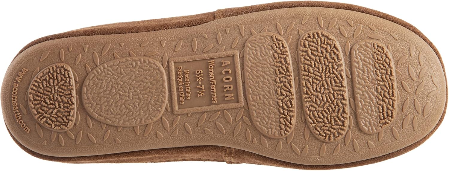 Acorn Womens Ewe Sheepskin Loafer with Cloud Cushion Comfort Slipper