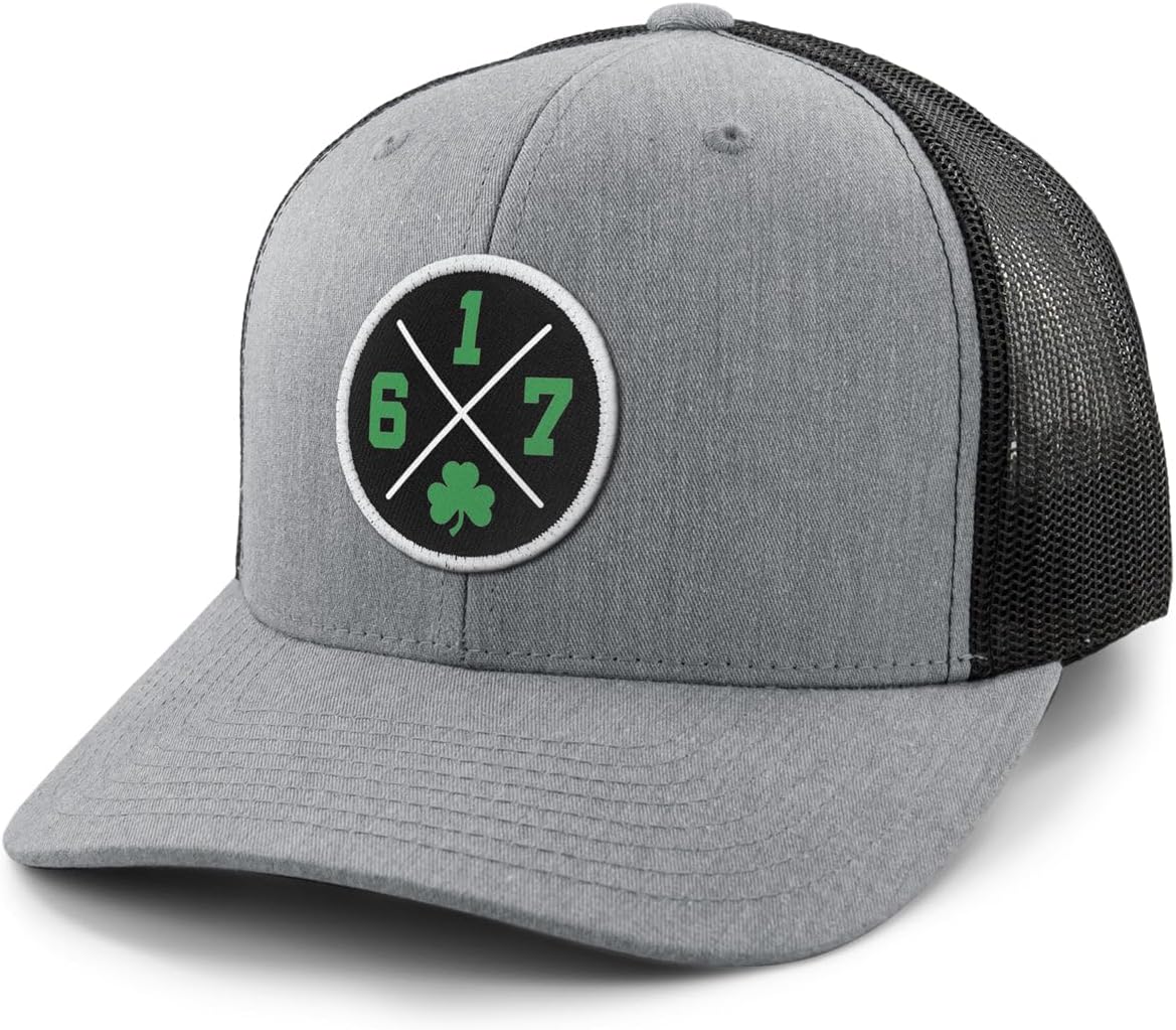 617 Shamrock Emblem Classic Snapback Trucker Hat
