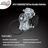 Vista 2 de Carburador Carb para Honda Fourtrax 300 TRX300FW 1993-2000, Fourtrax TRX 350 1986-1987, Foreman TRX400FW 400 1997-2004, Foreman 450 TRX450FE/FM/S/ES