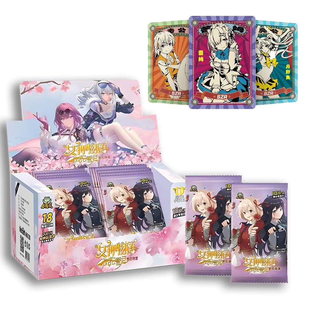 Myouch Waifu Cards Goddess Story Waifu Booster Box Anime Girls Trading Card Collection Toys (NS10-5)