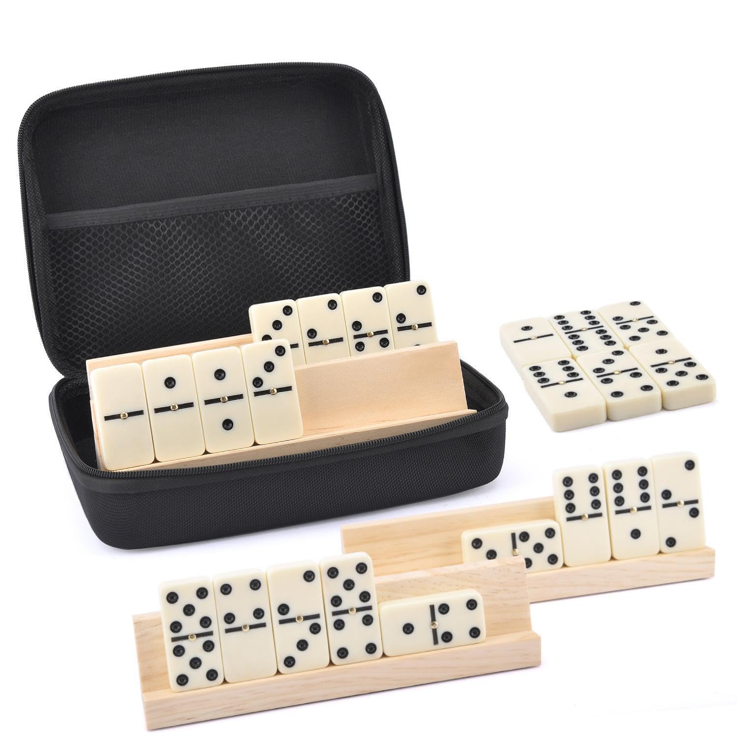 Classico set da gioco da tavolo Double Six Fun 28 tessere Attività serali di gioco al coperto Giochi per famiglie Bomboniere per feste Tessere da