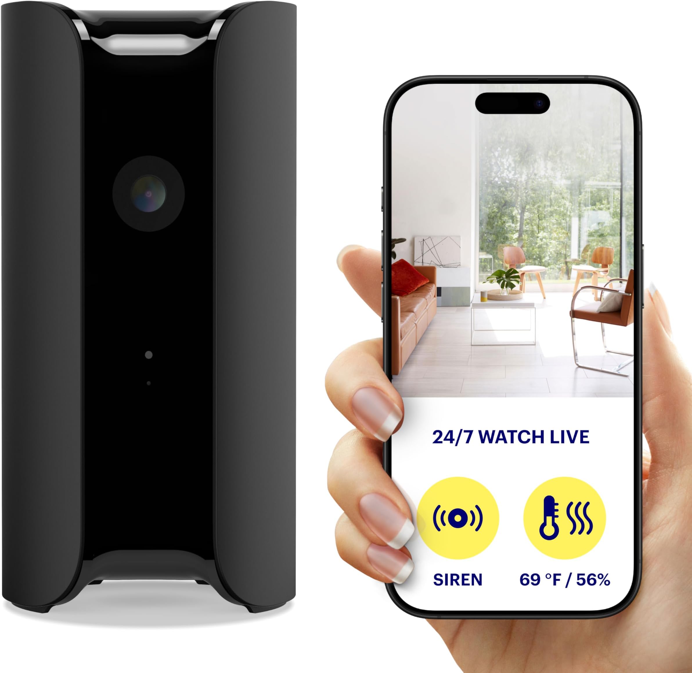 Canary All-in-One Home Security Device - Black