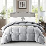 WarmKiss King Size Down Comforter in Grey